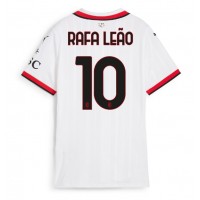 Maglia Calcio AC Milan Rafael Leao #10 Seconda Divisa Donna 2024-25 Manica Corta